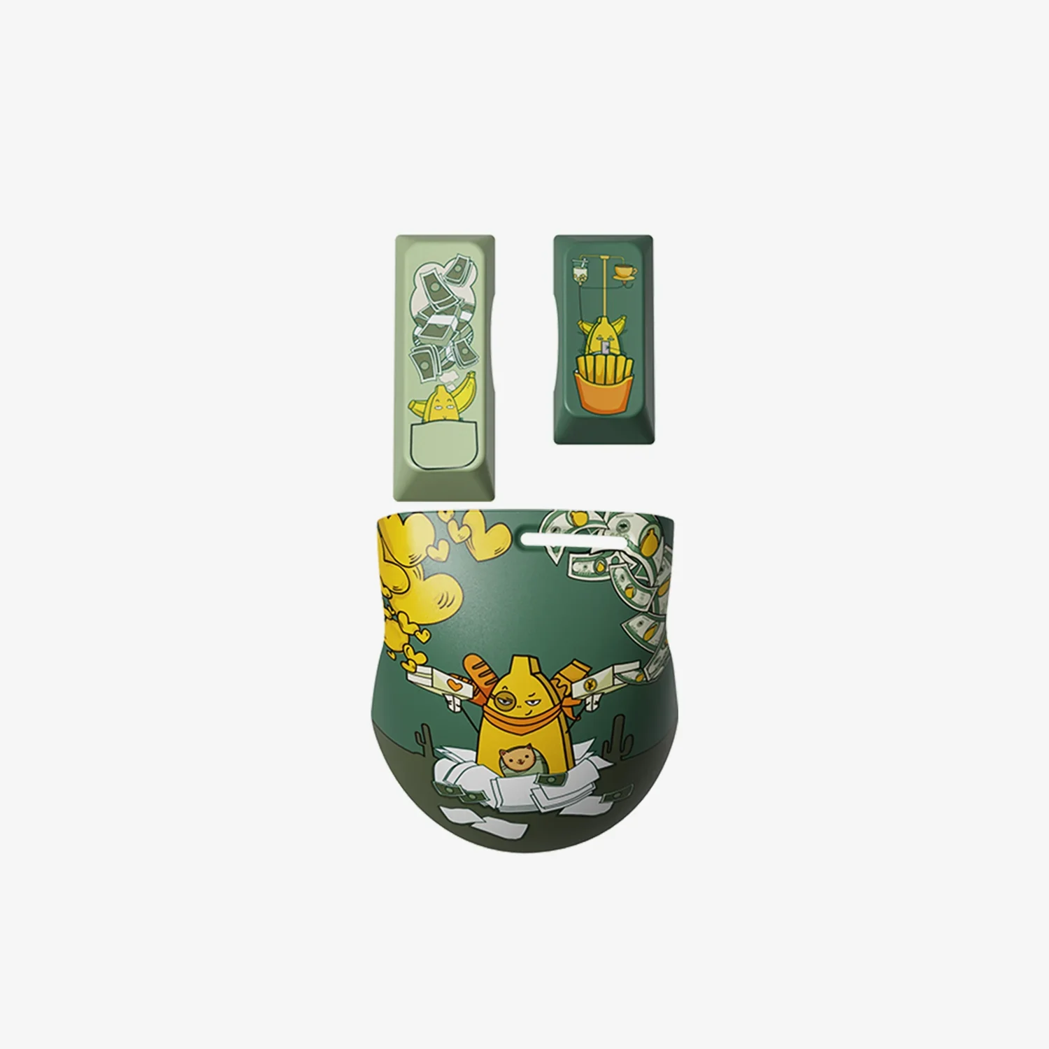 Touch Mouse Case Set - Crazy Banana